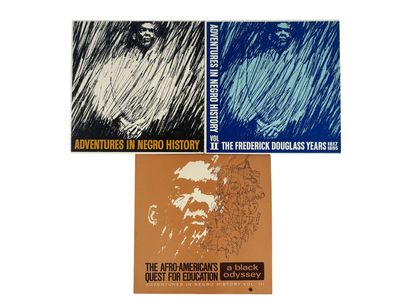  A rare complete set of the Adventures in Negro History educational LP series, created to promote Bl...