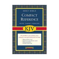 The Holy Bible: King James Version, Black Bonded Leather, Compact Reference Bible