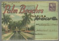 SOUVENIR FOLDER OF THE PALM BEACHES, FLORIDA by Postcard - 1945