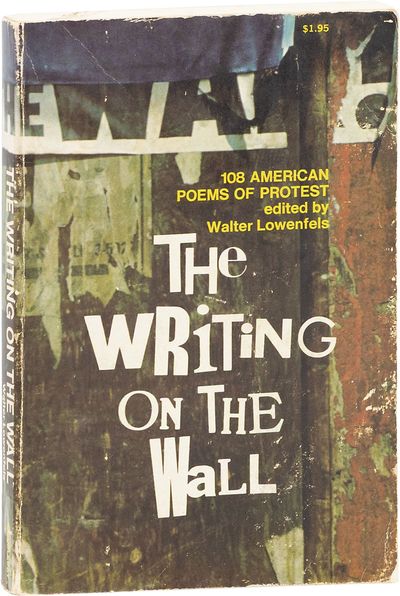 The Writing on the Wall: 108 American Poems of Protest [Inscribed to Susan Sontag]