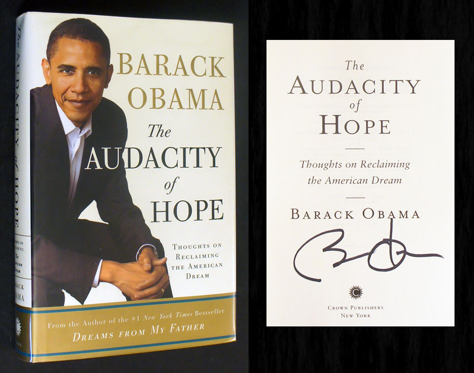 The Audacity of Hope (Signed by President Obama in Chicago) by Barack Obama  - Hardcover - Signed - 2006 - from Bookcharmed (SKU: 91104)