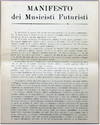 Manifesti dei Musicisti Futuristi