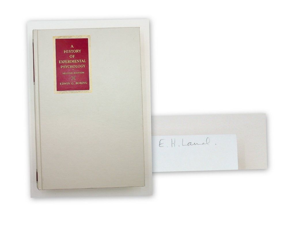 A History of Experimental Psychology ... Second ed