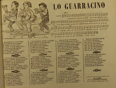 Collection of 50 Italian broadsheets with popular…