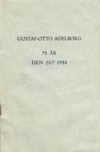 Gustaf-Otto Adelborg 75 år den 28/7 1958.