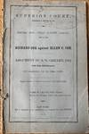 Superior Court, Wednesday, March 26, 1856. Before Hon. Chief Justice Oakley, and a Jury. Richard Cox against Ellen C. Cox. Argument of J. W. Gerard, Esq. For the Defendant, On Summing Up to the Jury. Taken Down in Short Hand by the Reporters. …