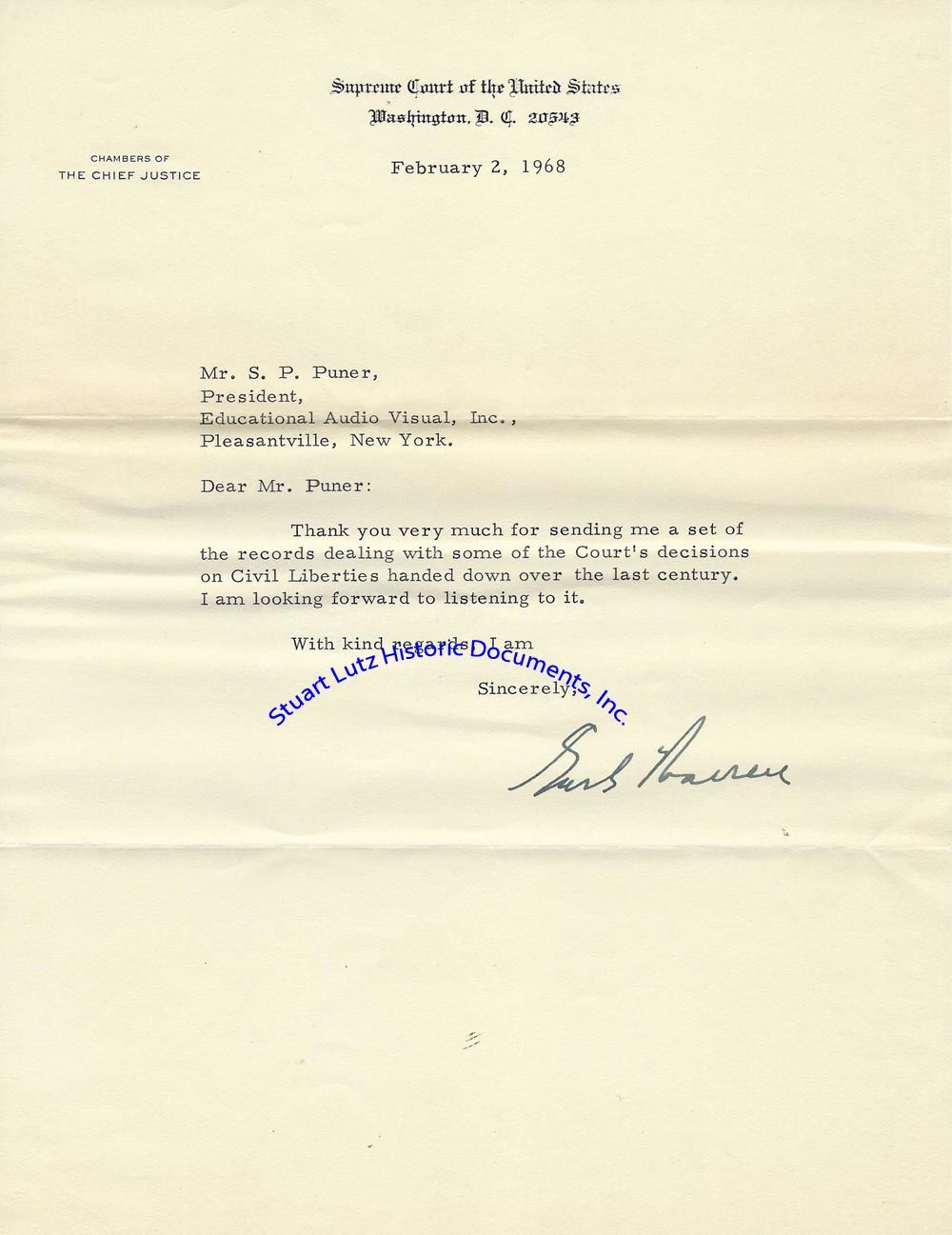 Six Supreme Court Justices Thank A Record Executive For The Gift Of