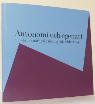 Autonomi och egenart.