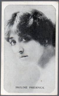 Original 1917 Kromo Gravure Photo Trading Card of Silent Flim Star Pauline  Frederick