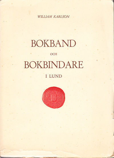 Bokband och bokbindare i Lund.