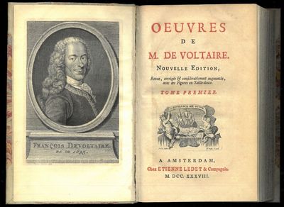 Oeuvres de M. de Voltaire. Nouvelle éition, revue, corrigée & considérablement augmentée avec des figures en taille-douce. I-VIII. (photo 3)