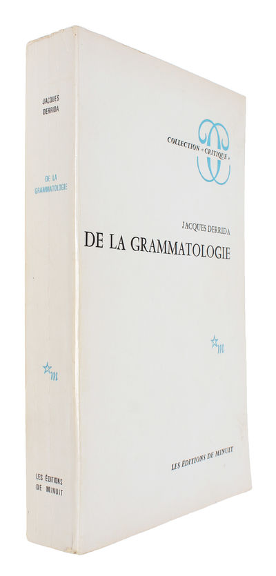 De la grammatologie. - [THE MAIN WORK OF…