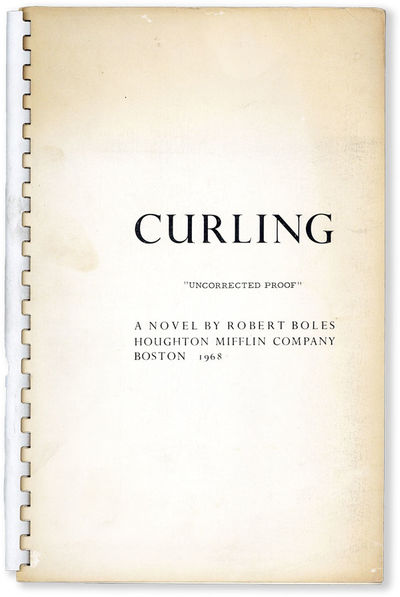 Curling: A Novel [Uncorrected Proof Copy]