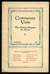 Contemporary Verse: November 1919