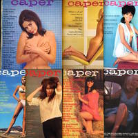 Caper (7 vintage adult magazines bound together, 1965-67)