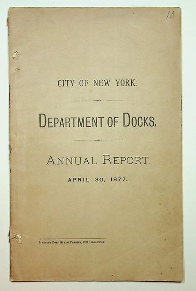 208 Broadway, Cor. Fulton St. New York: Evening Post Steam Presses, 1878. First Edition. Wraps. Very...