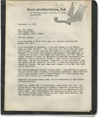 No Medals for Joey (Original screenplay for an unproduced film)