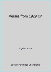 Verses from 1929 on