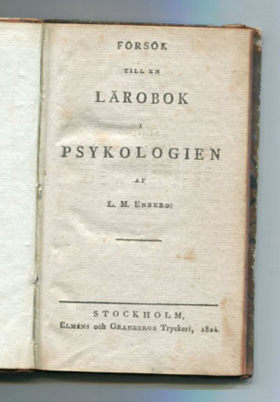 Försök till en lärobok i psykologien.