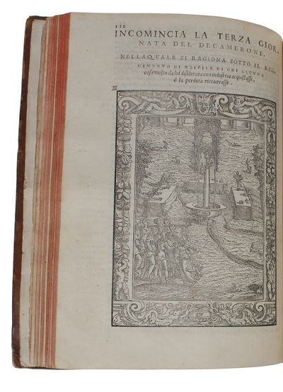 Il Decamerone. alla sua intera perfettione ridotto, et con dichiarationi et auuertimenti illustrato, per Girolamo Ruscelli. - [THE BEAUTIFUL VALGRISI-EDITION OF 'THE DECAMERON'] (photo 6)