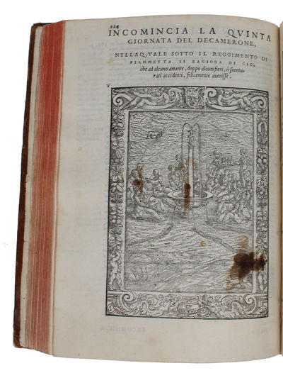 Il Decamerone. alla sua intera perfettione ridotto, et con dichiarationi et auuertimenti illustrato, per Girolamo Ruscelli. - [THE BEAUTIFUL VALGRISI-EDITION OF 'THE DECAMERON'] (photo 7)