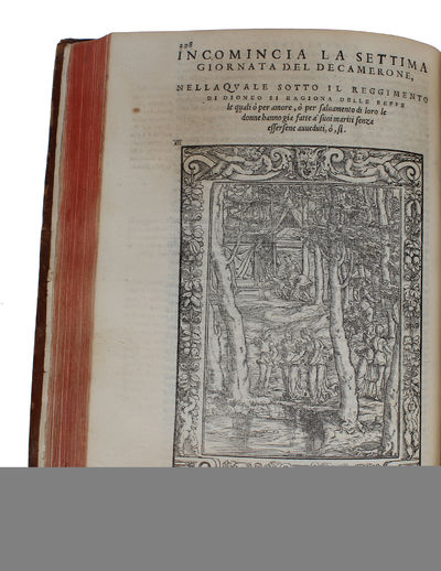 Il Decamerone. alla sua intera perfettione ridotto, et con dichiarationi et auuertimenti illustrato, per Girolamo Ruscelli. - [THE BEAUTIFUL VALGRISI-EDITION OF 'THE DECAMERON'] (photo 8)