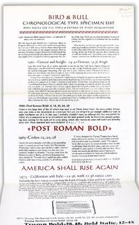 Chronological Type Specimen List: With Notes on the Types & Details of Their Acquisition