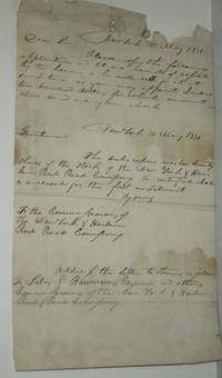 Original Document re: New York and Harlem Rail Road [sic] (Railroad) Signed By Simeon Baldwin