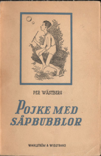 POJKE MED SÅPBUBBLOR.