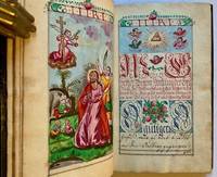 Beautiful 1830 Handwritten and Handpainted German Pennsylvania Dutch Psalm Book
