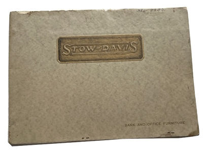 Stow-Davis Furniture Company Established 1880 Grand Rapids, Michigan. The Largest Manufactureres of the World's Finest Bank and Office Furniture