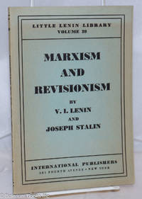 Marxism and Revisionism by Stalin, Joseph and V.I. Lenin - 1946