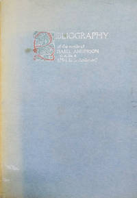 image of Bibliography of the Works of Isabel Anderson (Mrs. Larz Anderson)