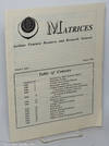 Matrices: Lesbian Feminist Resources and Research Network; Volume 10, Issue 1, Summer 1990