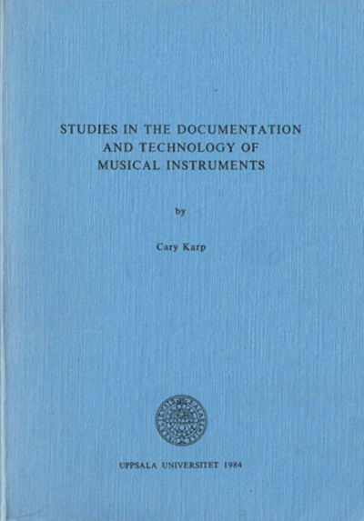 Studies in the documentation and technology of…