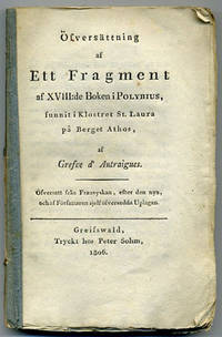 Öfversättning af ett fragment af XVIII:de boken i…