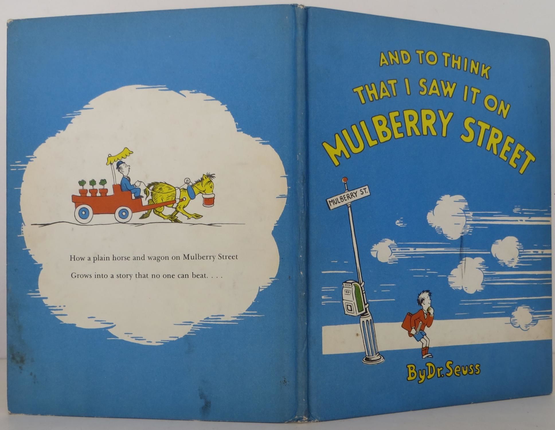 And to Think that I Saw it on Mulberry Street by Dr Seuss - Hardcover