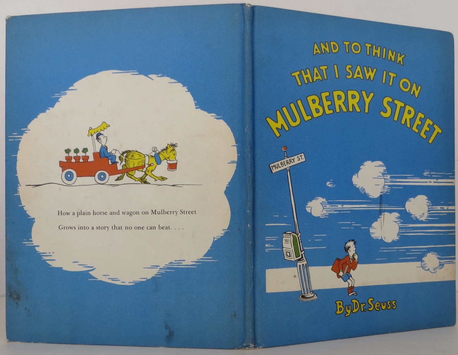 And to Think that I Saw it on Mulberry Street by Dr Seuss - Hardcover ...