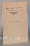 ST. MARY'S CITY PRESS, A NEW CHRONOLOGY OF AMERICAN PRINTING
