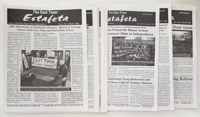 The East Timor Estafeat; voice of East Timor Action Network/U.S. [19 issues]