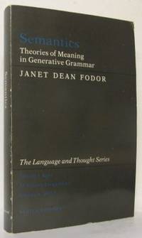 Semantics. Theories of Meaning in Generative…