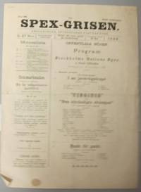 Nya Spex-Grisen. Ansvaringen, efterspanas…