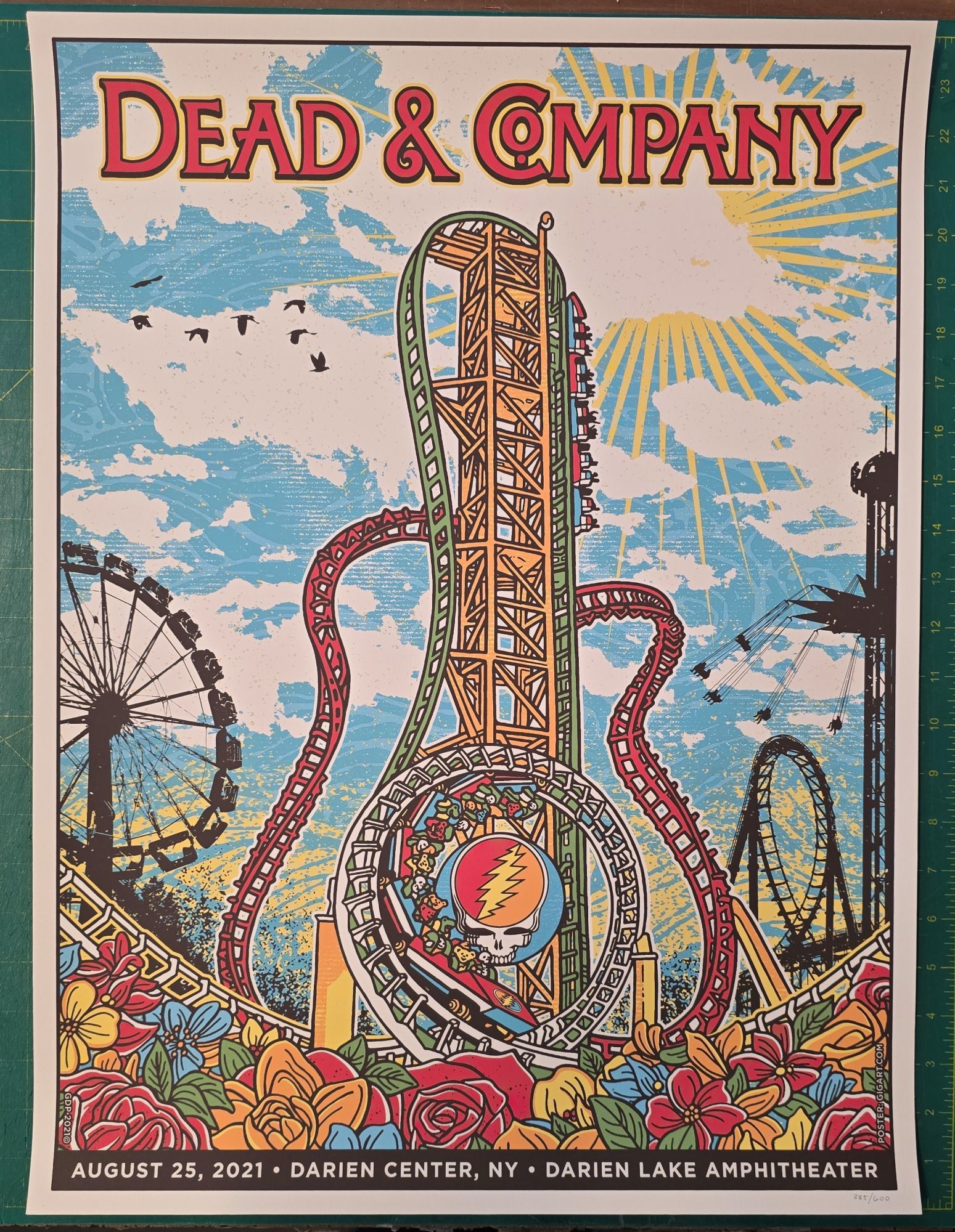 Dead and Company - 2021 - Tour Poster - Darien Cen