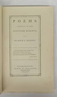 Poems, Chiefly in the Scottish Dialect