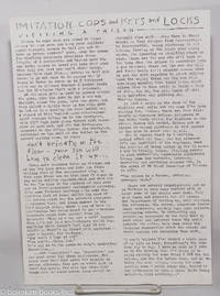 cover of Imitation Cops and Keys and Locks; Visiting a Prison