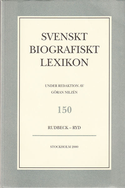 Svenskt Biografiskt Lexikon. Häfte 150 [=Band 30]…