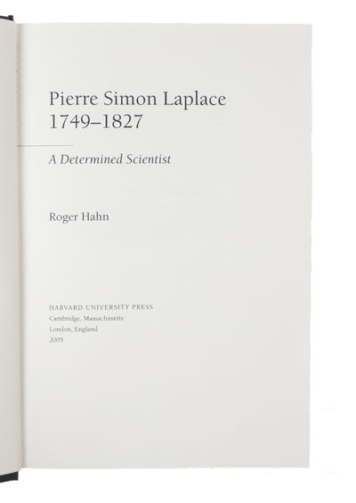 Pierre Simon Laplace 1749-1827. A Determined Scientiest. (photo 2)