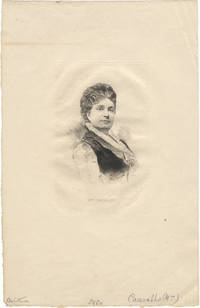 Half-length portrait engraving by A. Laluze of the noted French soprano, ca. 1870
