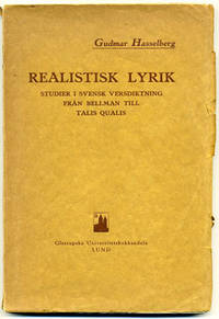 Realistisk lyrik. Studier i svensk versdiktning…