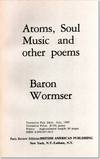 ATOMS, SOUL MUSIC AND OTHER POEMS